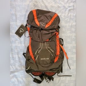 Osprey Exos Blaze Black 58 (Unisex)